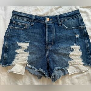 Hollister High-Rise Boyfriend Jean Shorts GUC